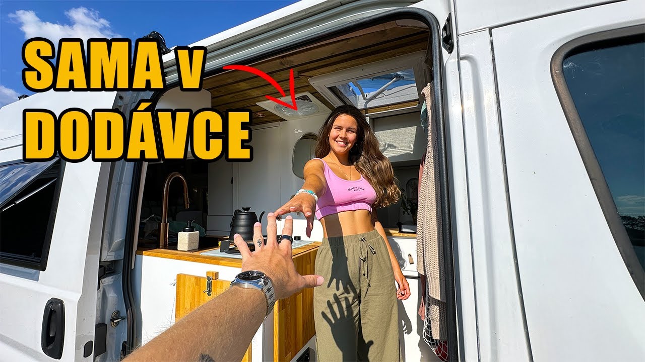 Anet ZŮSTALA SAMA v DODÁVCE! 😳 [vanlife]