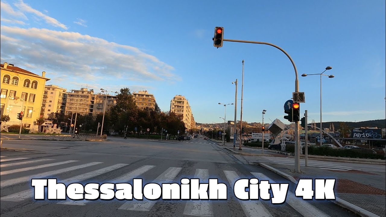 Thessalonikh City 4K - Downtown - Greece 2025