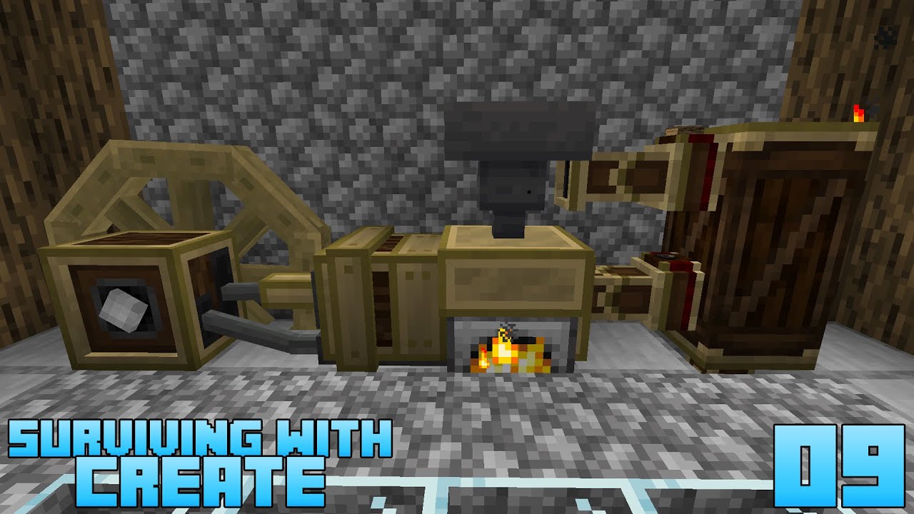 Surviving With Create :: E09 - Furnace Engine & Flywheel