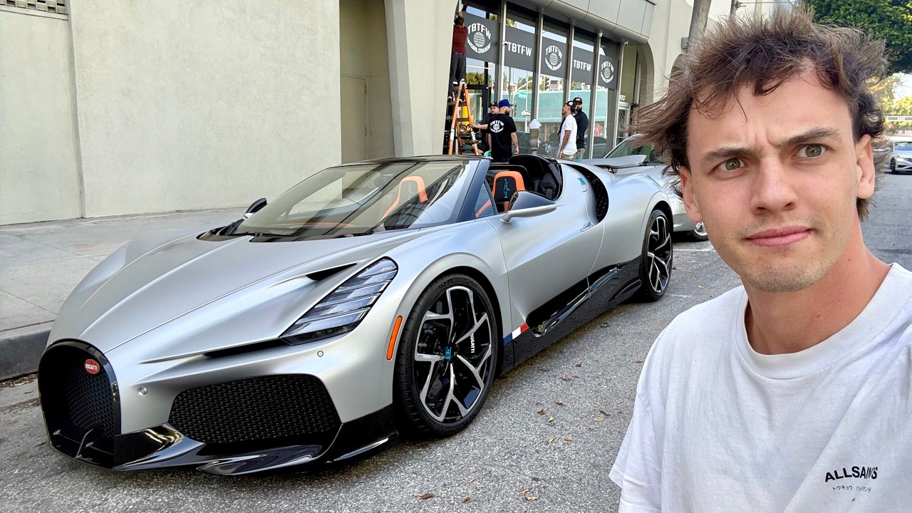 irl SUPERCAR SHOPPING with a $10 Million Bugatti Mistral!