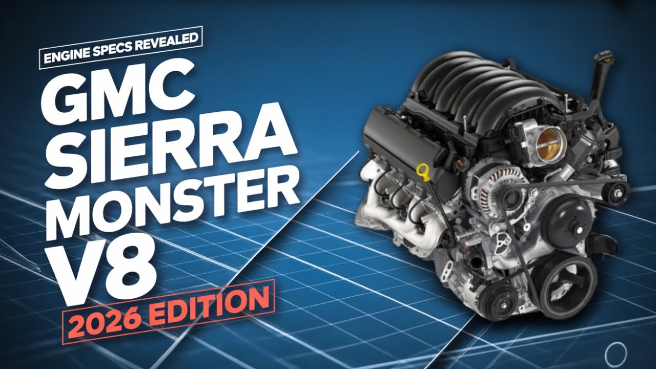 GM has just unveiled its all new small block V8 engine for the 2026 GMC Sierra 1500
