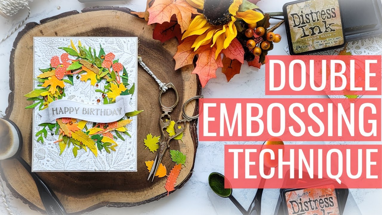 Happy WCMD! Double Embossing Technique with 3D Embossing Folders: Classes?