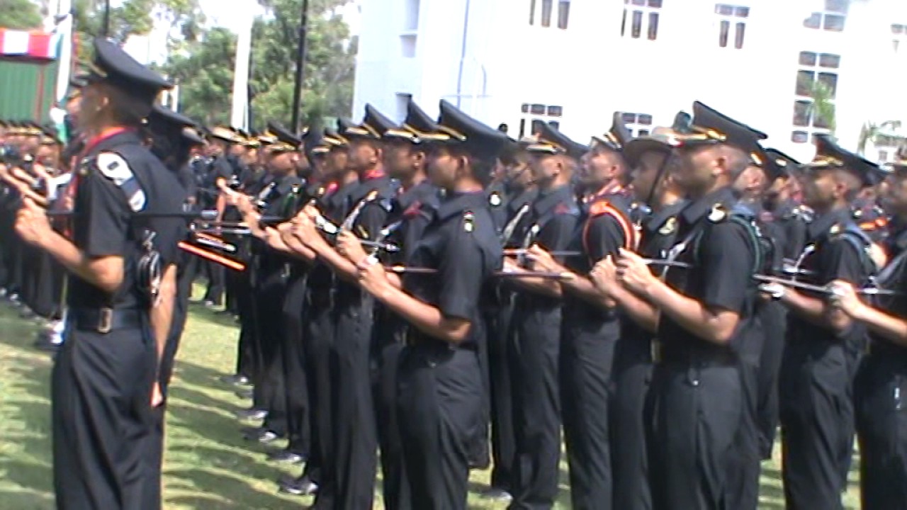 OFFICERS TRAINING ACADEMY (chennai).  PIPPING CEREMONY SSC 102, SSC TECH-45.