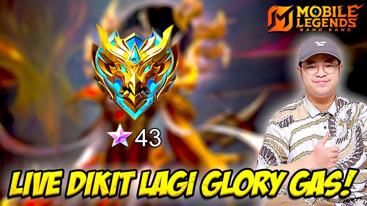 🔴 LIVE PUSH RANK 7⭐ LAGI MYTHIC GLORY LETS GO❗MABAR VIP + USER ALL ROLE❗LIVE STREAM MOBILE LEGEND