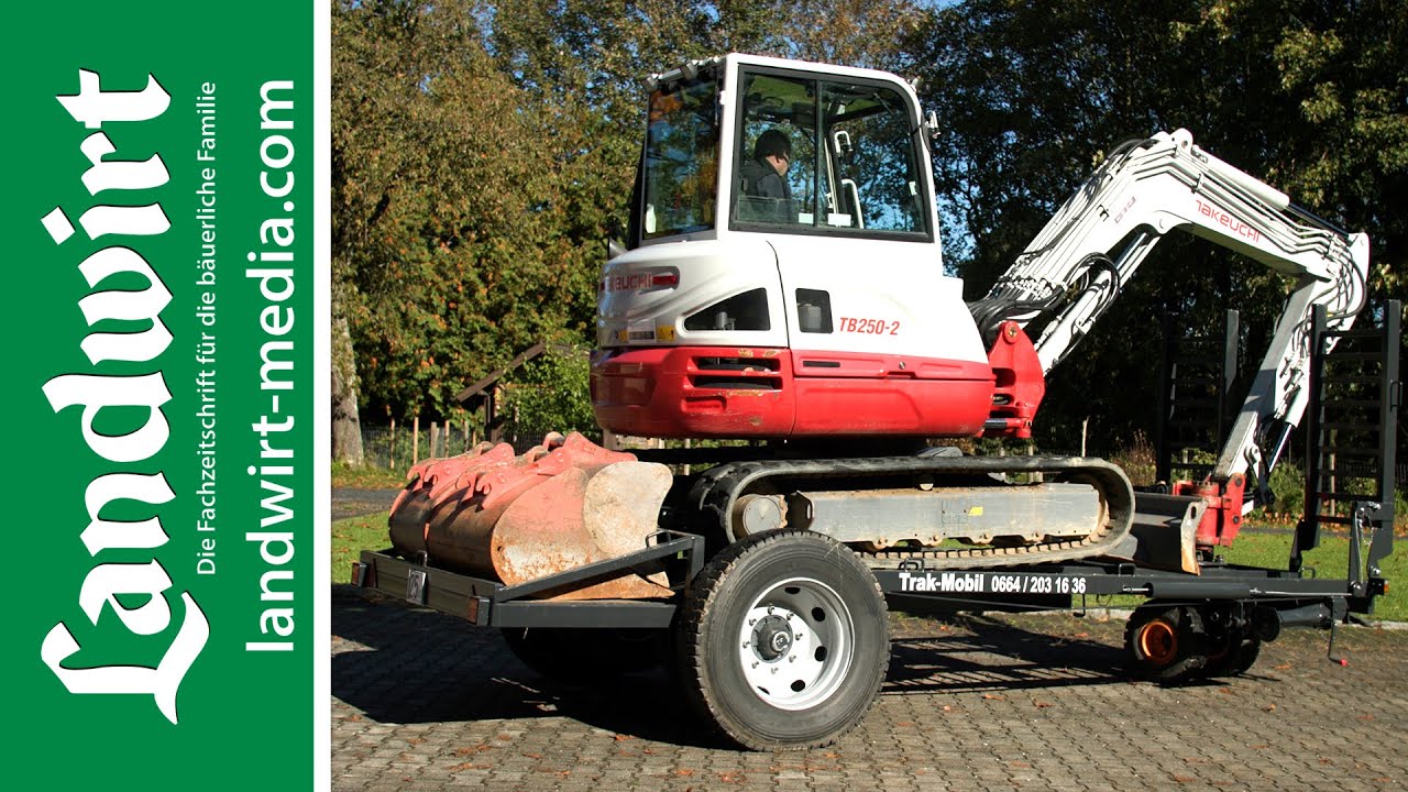 Trakmobil - Selbstfahrender Baggeranhänger | landwirt-media.com