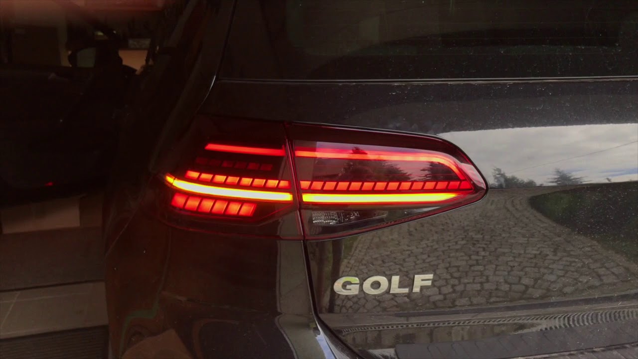 VW Golf 7 LED R&uuml;cklicht Umbau auf Facelift