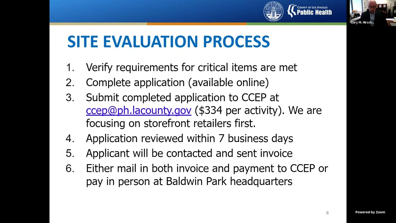 April 28, 2022 Commercial Cannabis Facility Public Health Inspection Compliance Workshop