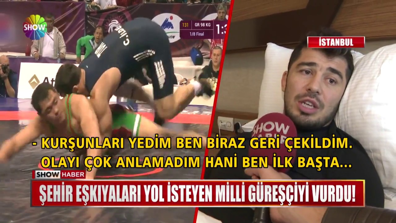 Şehir eşkıyaları yol isteyen Milli Güreşçiyi vurdu!