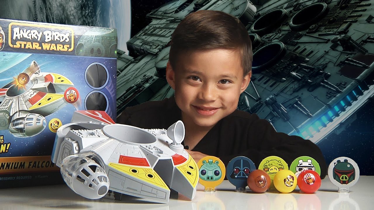 Angry Birds Star Wars MILLENNIUM FALCON BOUNCE GAME & Epic World Record Bounce!!!