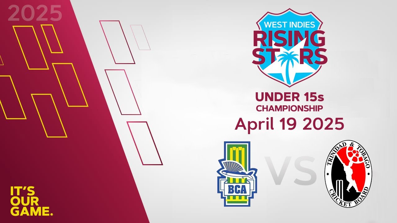 🔴 LIVE Barbados v Trinidad & Tobago | CWI Rising Stars Boy's U15 50 Over Championships 2025