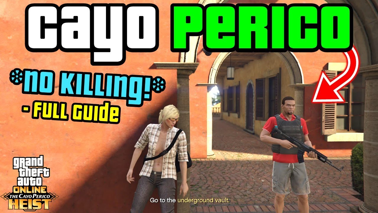 *NO KILLING* How to Complete Cayo Perico Without Killing Anyone - Full Guide, Solo, GTA 5 Online