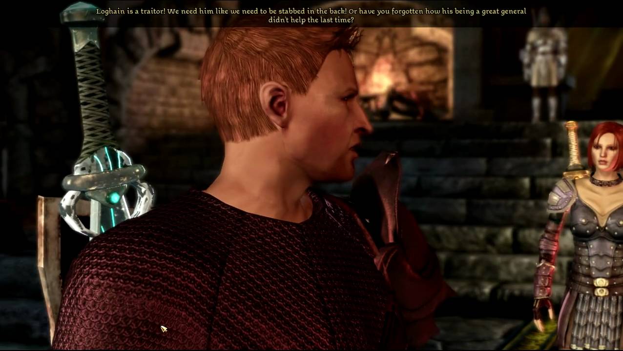 Choosing Loghain over Alistair