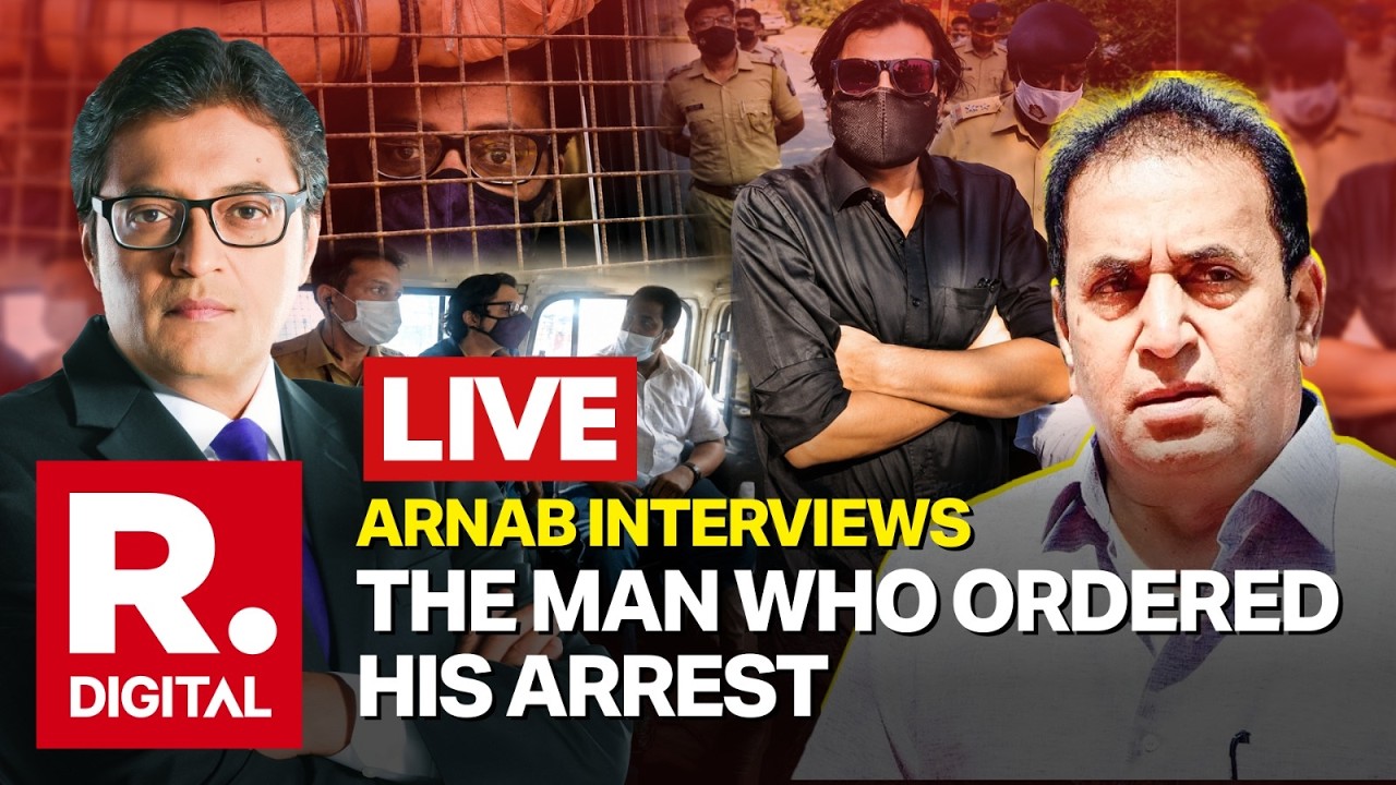 LIVE: Arnab's Unsparing Questions To Anil Deshmukh, The Man Who Ordered His Arrest | Param Bir Singh