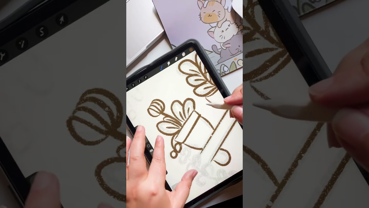 Dibujando en Procreate: Hoja de Stickers 