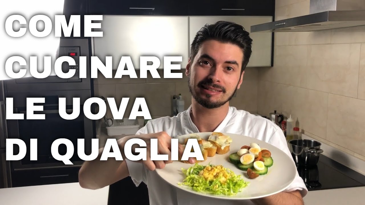 UOVA DI QUAGLIA - 3 modi diversi per cucinarle