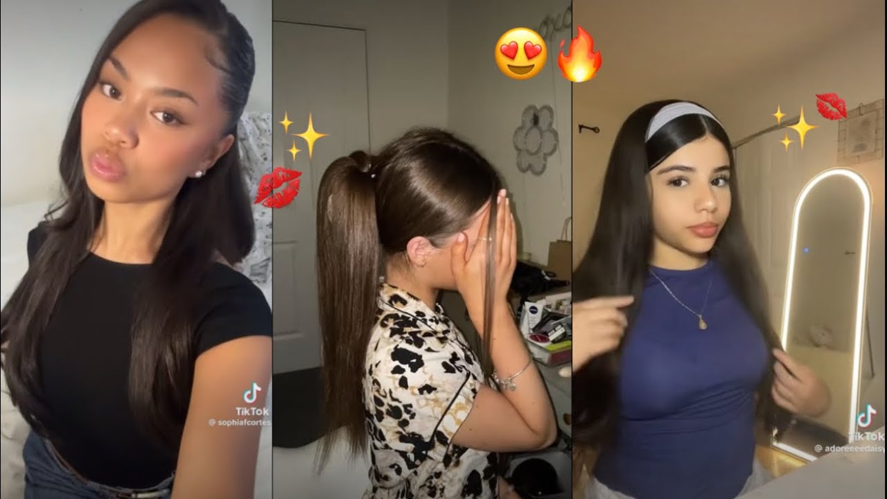 ~💖pretty and trendy straight hairstyles💖~