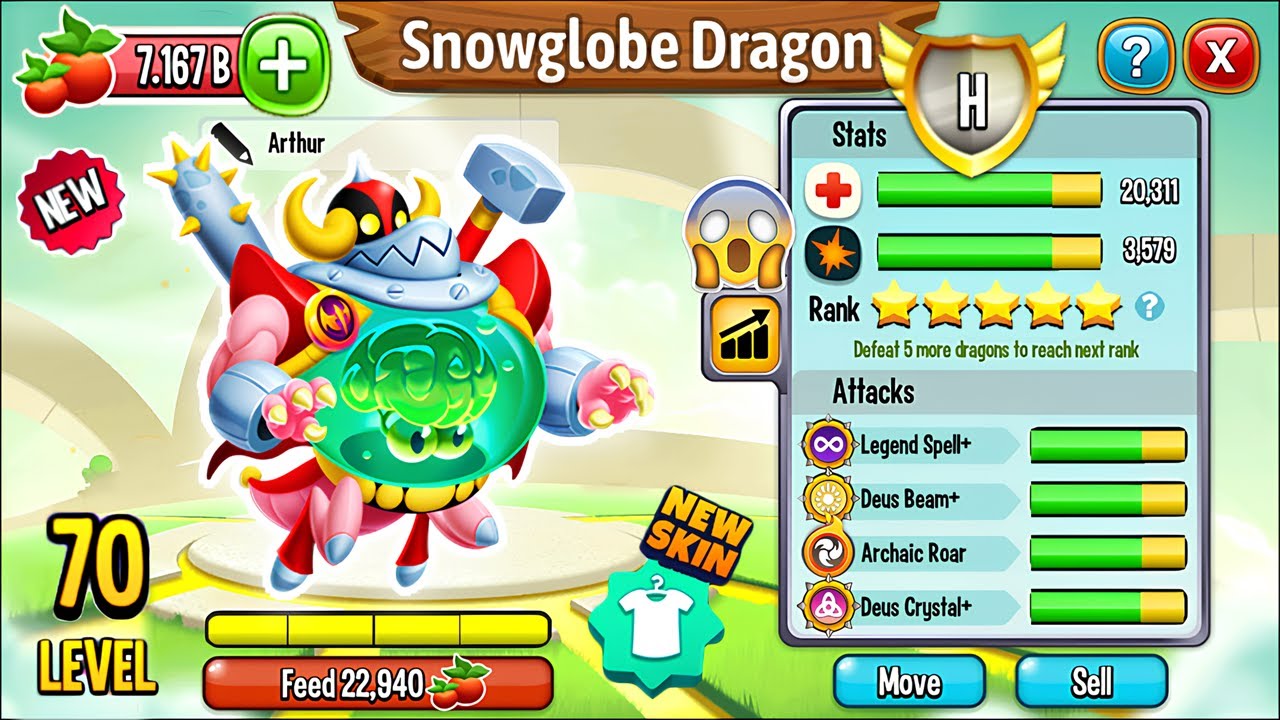 Dragon City: Дракон из снежного шара, НОВЫЙ ЛЕГЕНДАРНЫЙ | ЭКСКЛЮЗИВНЫЙ ДРАКОН 2026! 😱