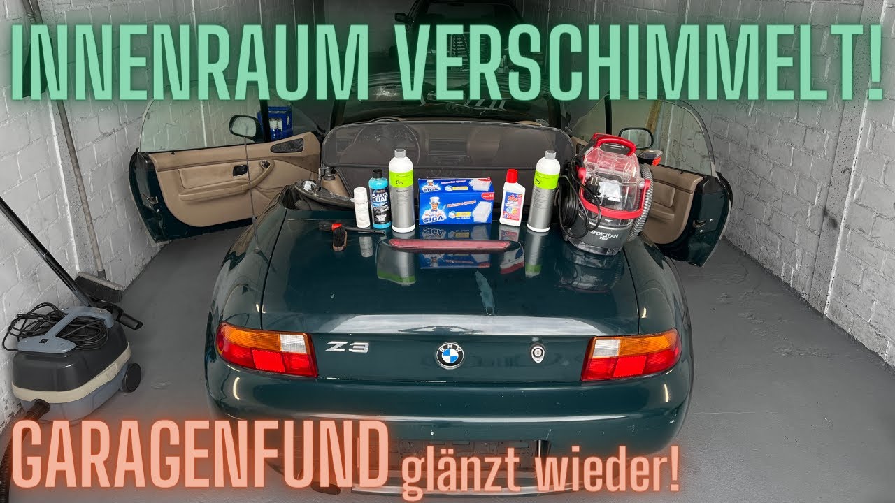 Aufbereitung in wenigen Schritten nach 10 Jahren Standzeit | Wahnsinns Ergebnis |BMW Z3 roadster 1.8
