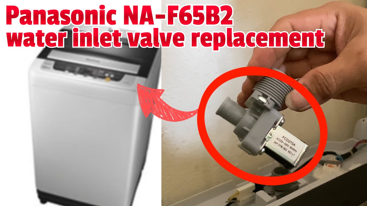 Panasonic washing machine NA-F65B2 water inlet valve replacement #diy #panasonic #appliances