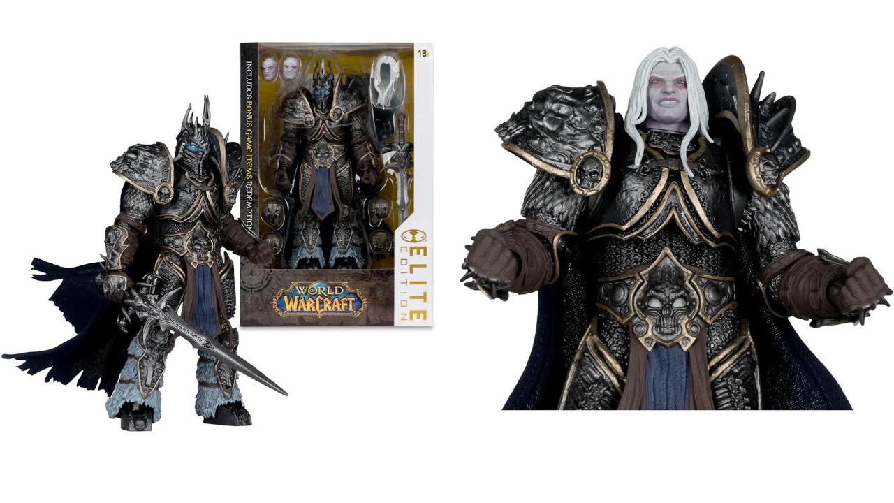 Компания McFarlane Toys полностью представила новую игру World of Warcraft: Король-лич.
