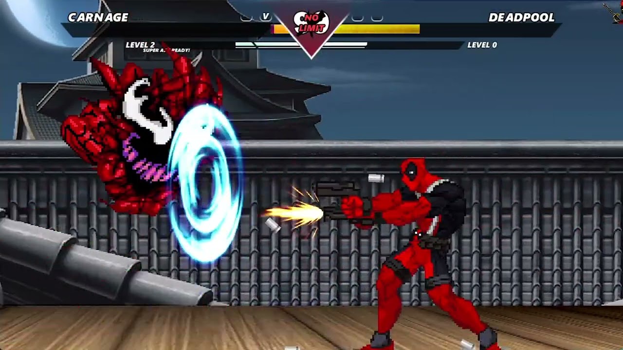CARNAGE VS DEADPOOL | INSANELY EPIC M.U.G.E.N BATTLE