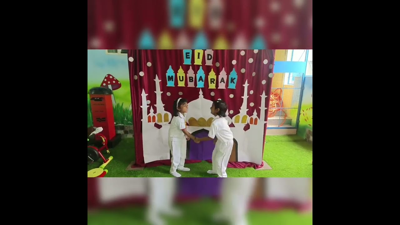 UKG -Bakrid decoration#eid #eidmubarak#eidspecial #bachpan#shorts#playschool #decoration#activities
