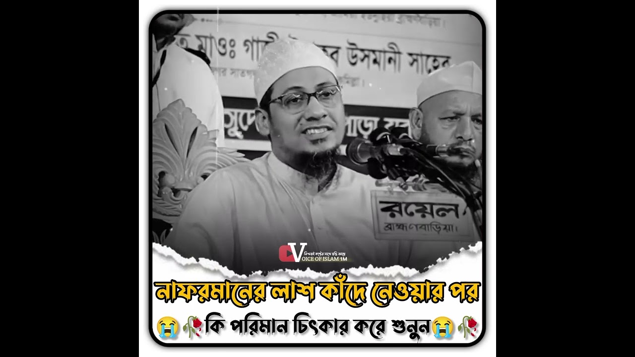 😭💔🥀নাফরমানের লাশ কাঁদে নেওয়ার পর, কি পরিমান চিৎকার করে শুনুন 😭🥀 মাওলানা আনিসুর রহমান!Bangla waz