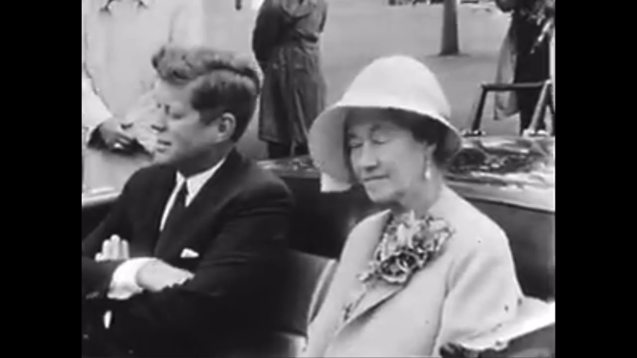 John F. Kennedy & Grand Duchess Charlotte of Luxembourg - State visit to the USA - April - May 1963
