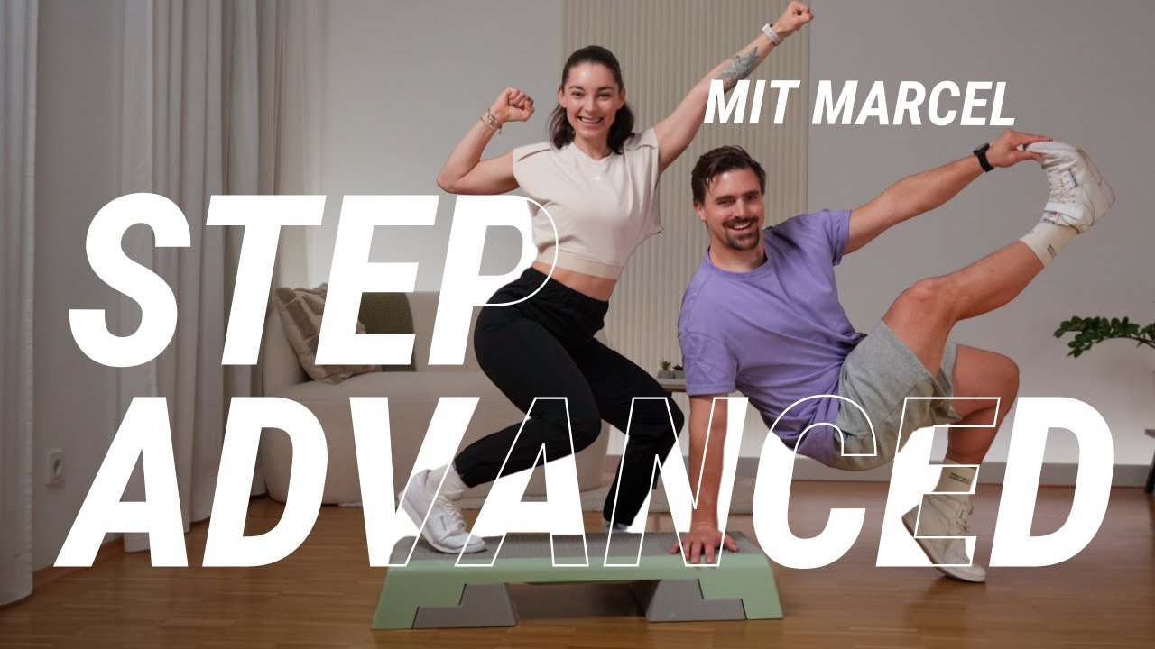 Step Aerobic Advanced Choreo mit Marcel und mir | Danke für 40 000 Abonnenten Step Aerobic Class