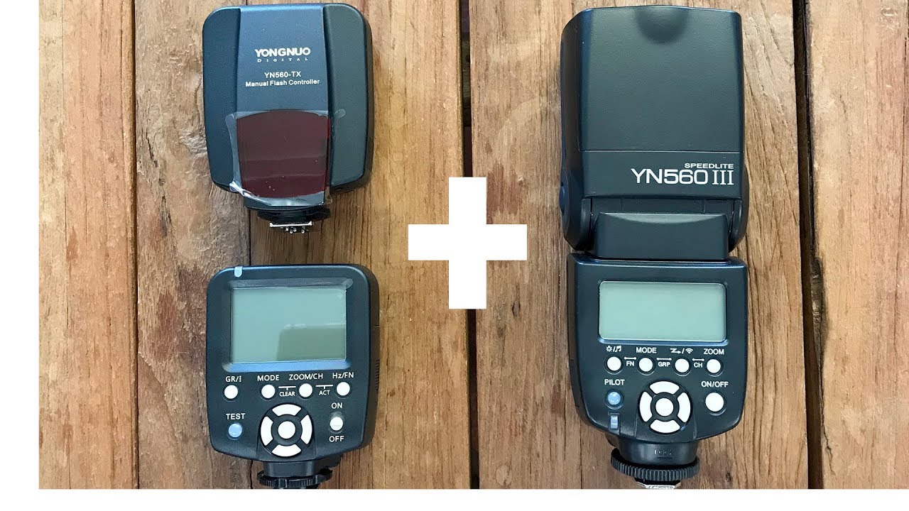 Wie verbinde ich den Yongnuo YN560TX mit dem Systemblitz YN560