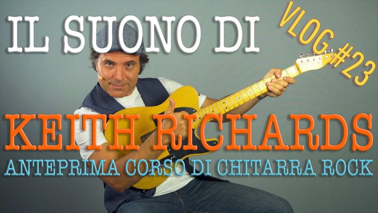 Anteprima... Il suono di Keith Richards Rolling Stones - VLOG #23 Professione Chitarrista