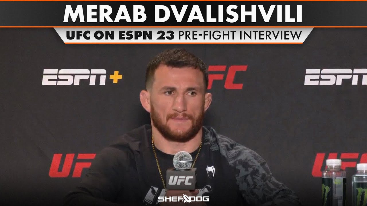 Merab Dvalishvili | UFC on ESPN 23 - Pre Fight Interview (Media Day)
