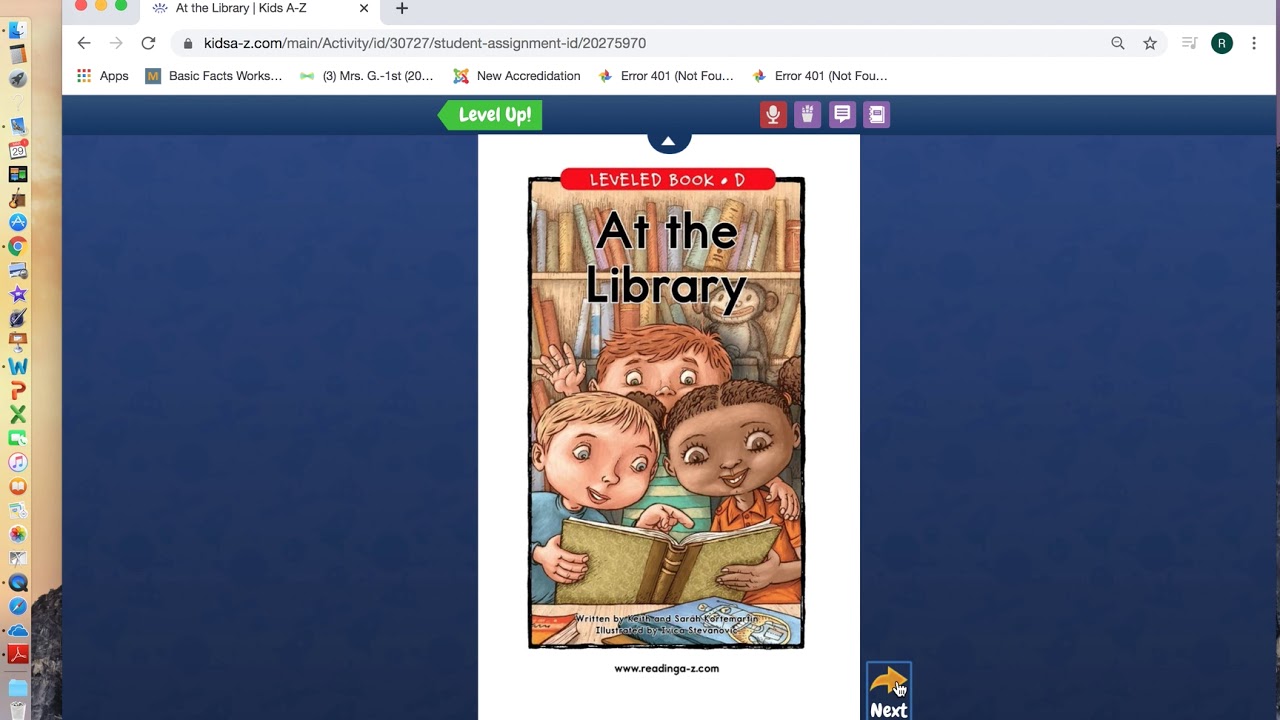 RAZ Level Up Directions