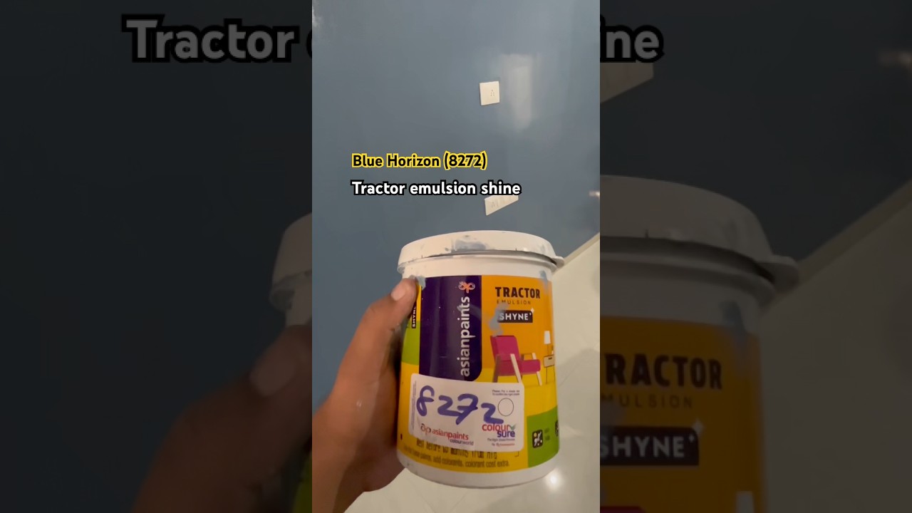 Tractor Emulsion Shine Blue Horizon 8272 - Best Budget Shine Paint! 💙