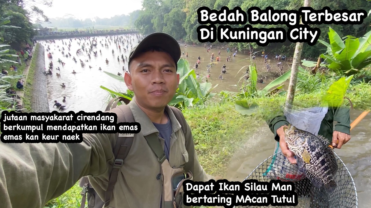 Bedah Balong Ikan TerBesar Di Cirendang Jawa Barat | Masak Pepes Wader Dan Goreng Ikan Buat Bukber