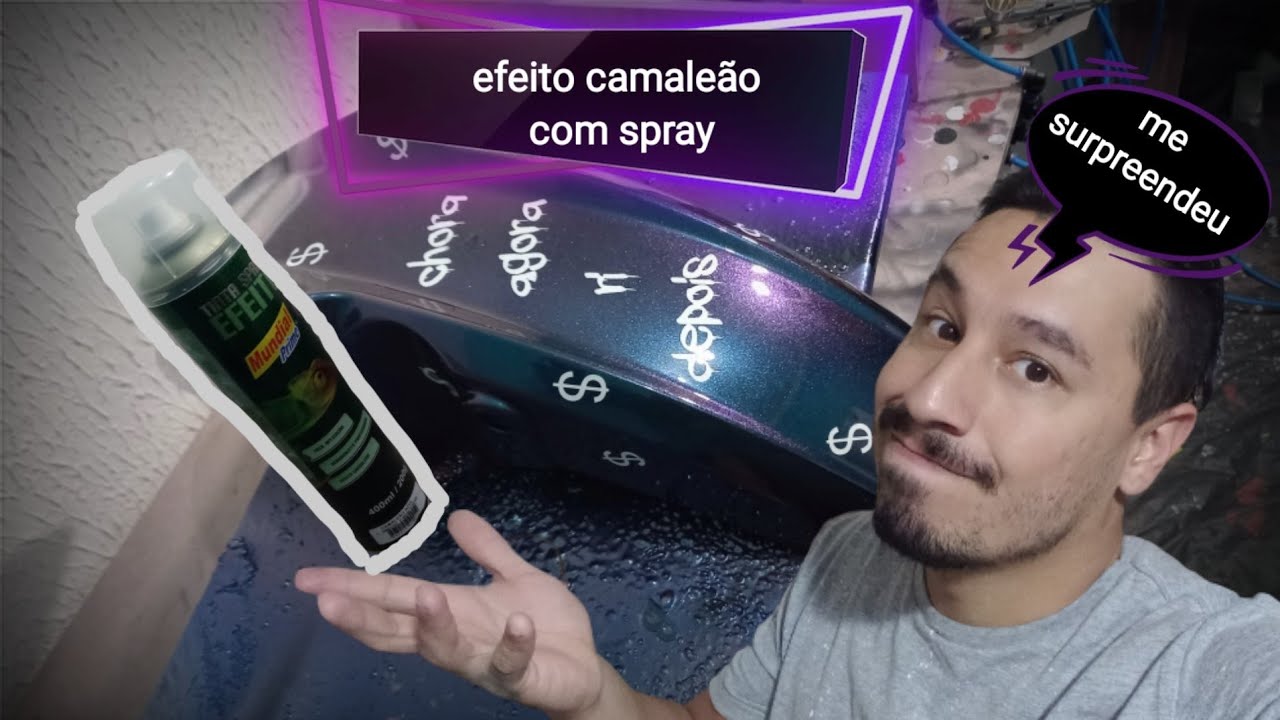 Efeito camaleão em spray aprenda utilizar