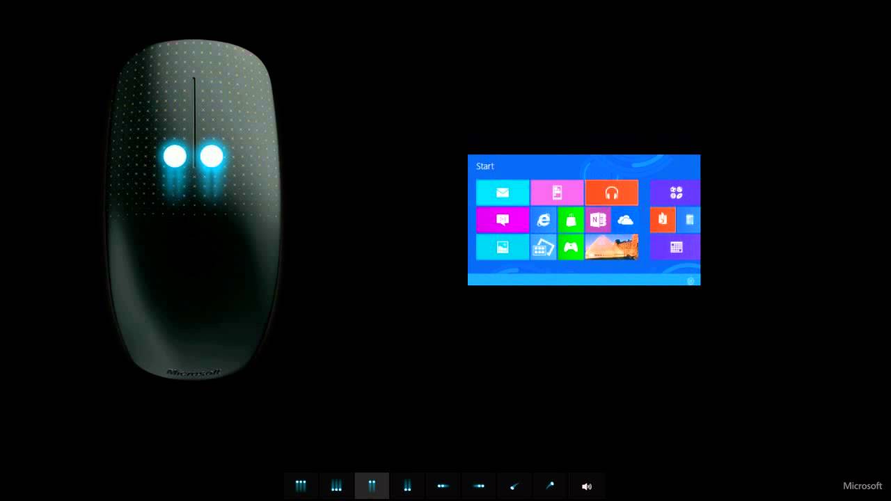 Touch Mouse Windows 8 Gesture Coach.wmv