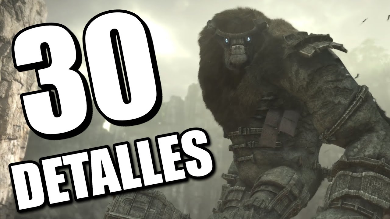 30 DETALLES ALUCINANTES de SHADOW OF THE COLOSSUS