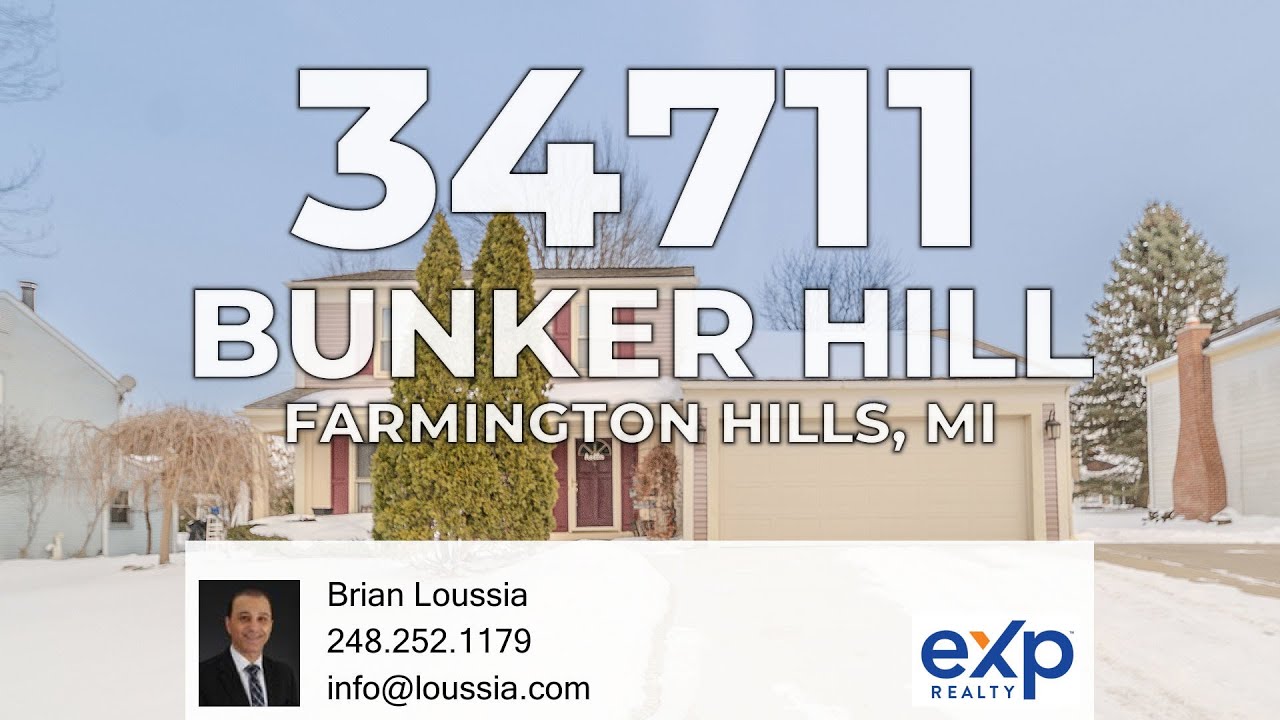 34711 Bunker Hill Drive, Farmington Hills, MI 48331