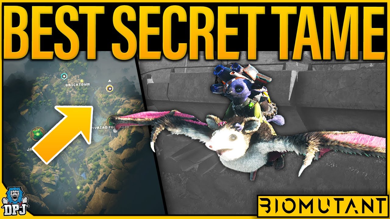 Biomutant: BEST SECRET HIDDEN TAME - How To Get A BAT Mount - Batnam Mount Guide - Best Secret Mount