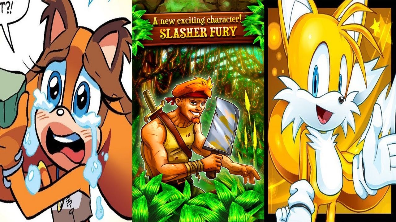 Sonic Dash 2 Sonic Boom Sticks VS Rail Rush VS Sonic Boom Tails | Android iPad iOS Gameplay