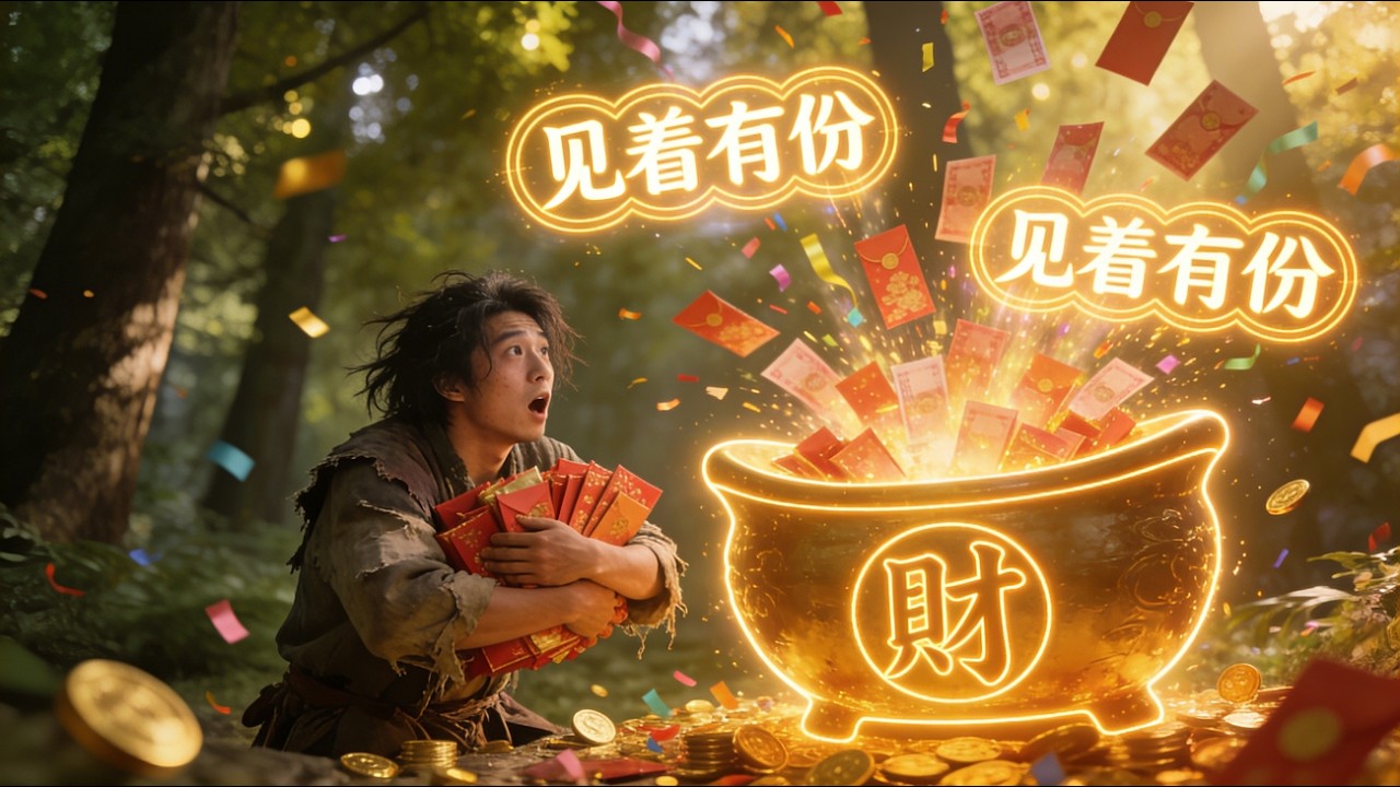 【新年🔥新劇】🔥新年不再擔心發紅包？窮小子新年偶得聚寶盆複製萬物發大財....
