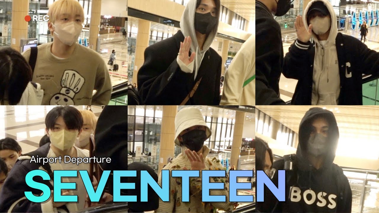 세븐틴(Seventeen) 김포공항 출국 | Seventeen Airport Departure