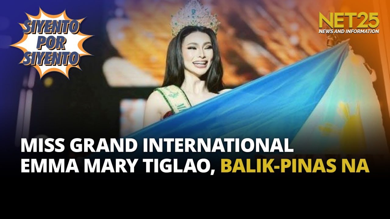 Emma Tiglao, balik-bansa para sa Miss Grand International 2025 homecoming parade