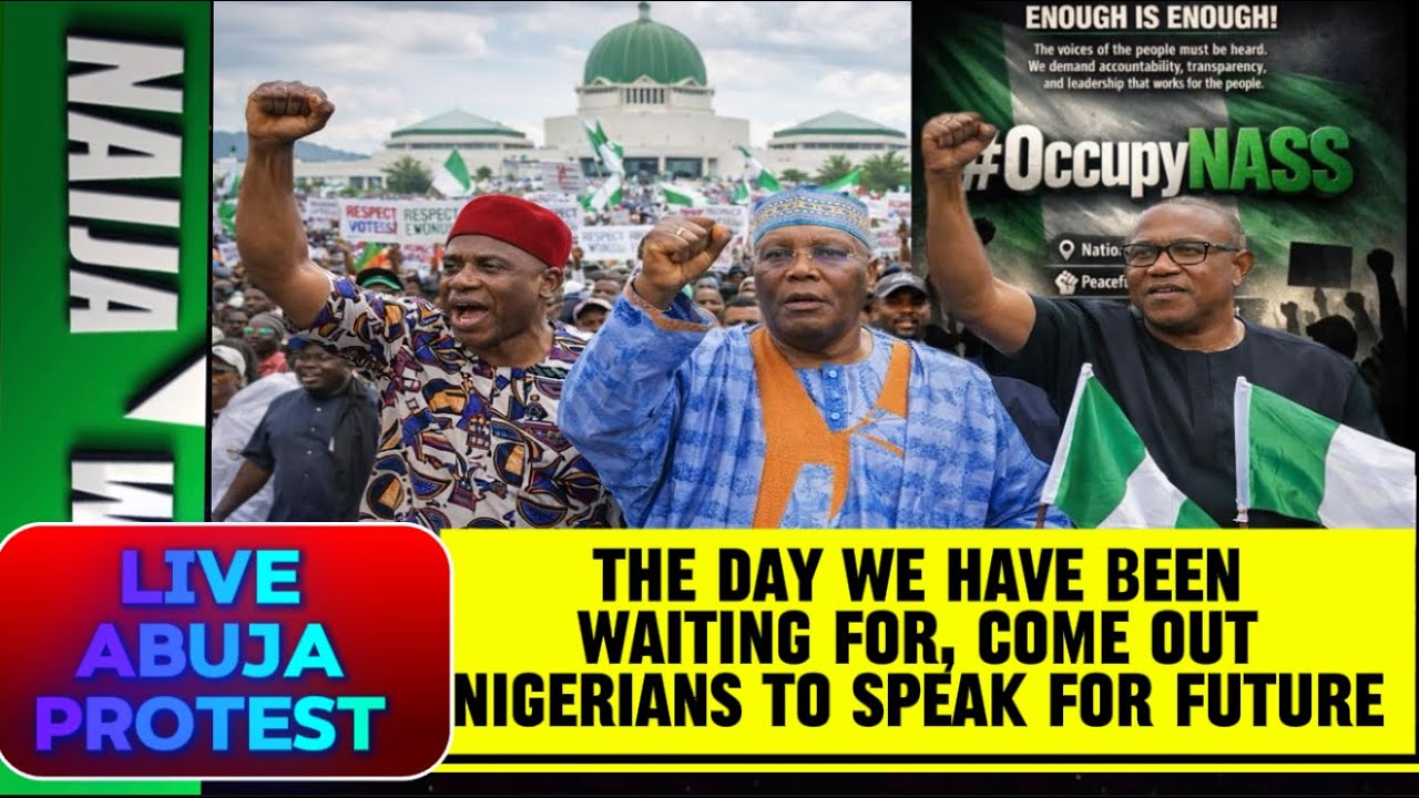 (9-2-26) LIVE ABUJA PROTEST | The Day We Have Been Waiting For, Come Out Nigerians To Speak 4 Future