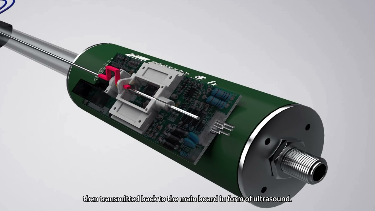 The WINDBELL M&C magnetostrictive liquid level meter working principle #atg  #gasstation