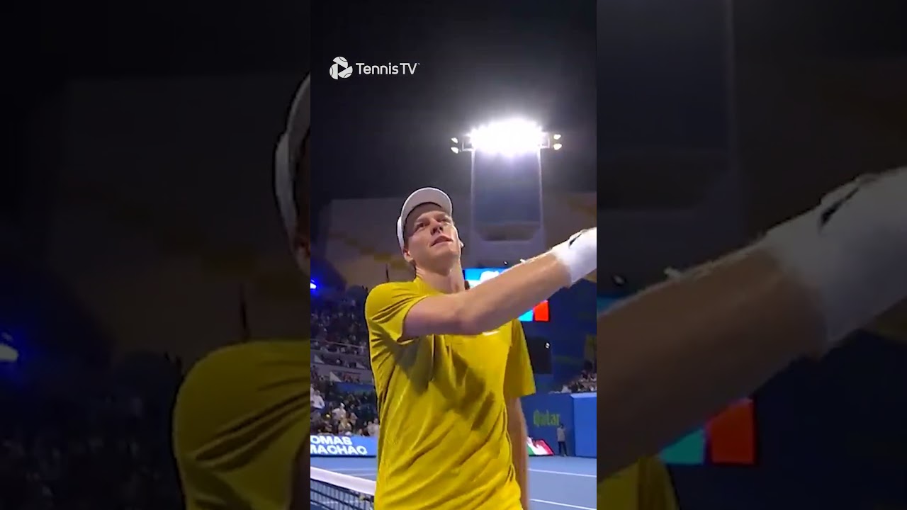 Янник Синнер одержал победу в первом раунде в Дохе 👏