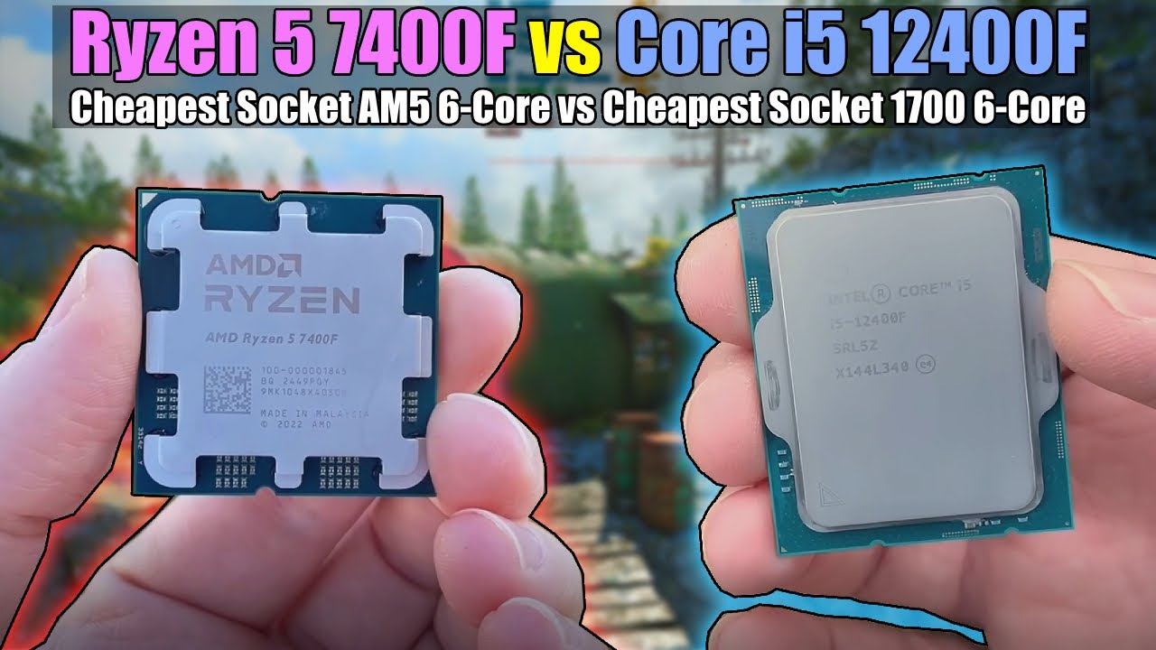 Ryzen 5 7400F vs i5 12400F - Which Budget 6 Core CPU is Better?