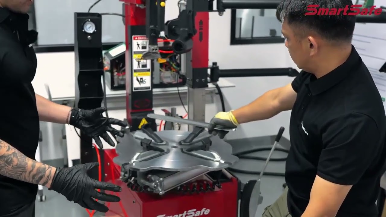 Operación práctica | TC193 Reclining Type Deluxe Right Auxiliary Arm Tire Changer