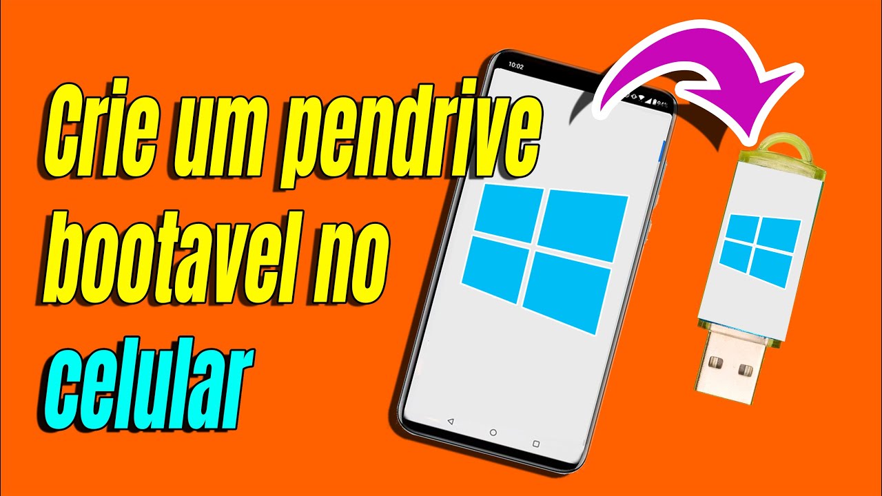 🔴 Como criar um PENDRIVE BOOTAVEL pelo CELULAR ou TABLET?